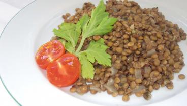 Каша из чечевицы