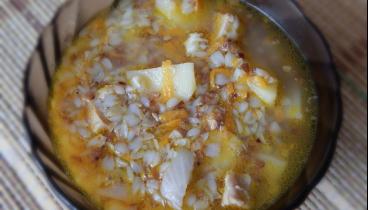 Гречневый суп с говядиной