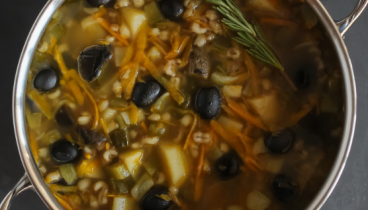 Рассольник веганский