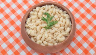 Отварные макароны