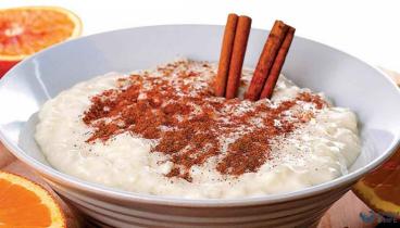 Рисовая каша с корицей