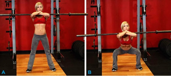 Передний присед